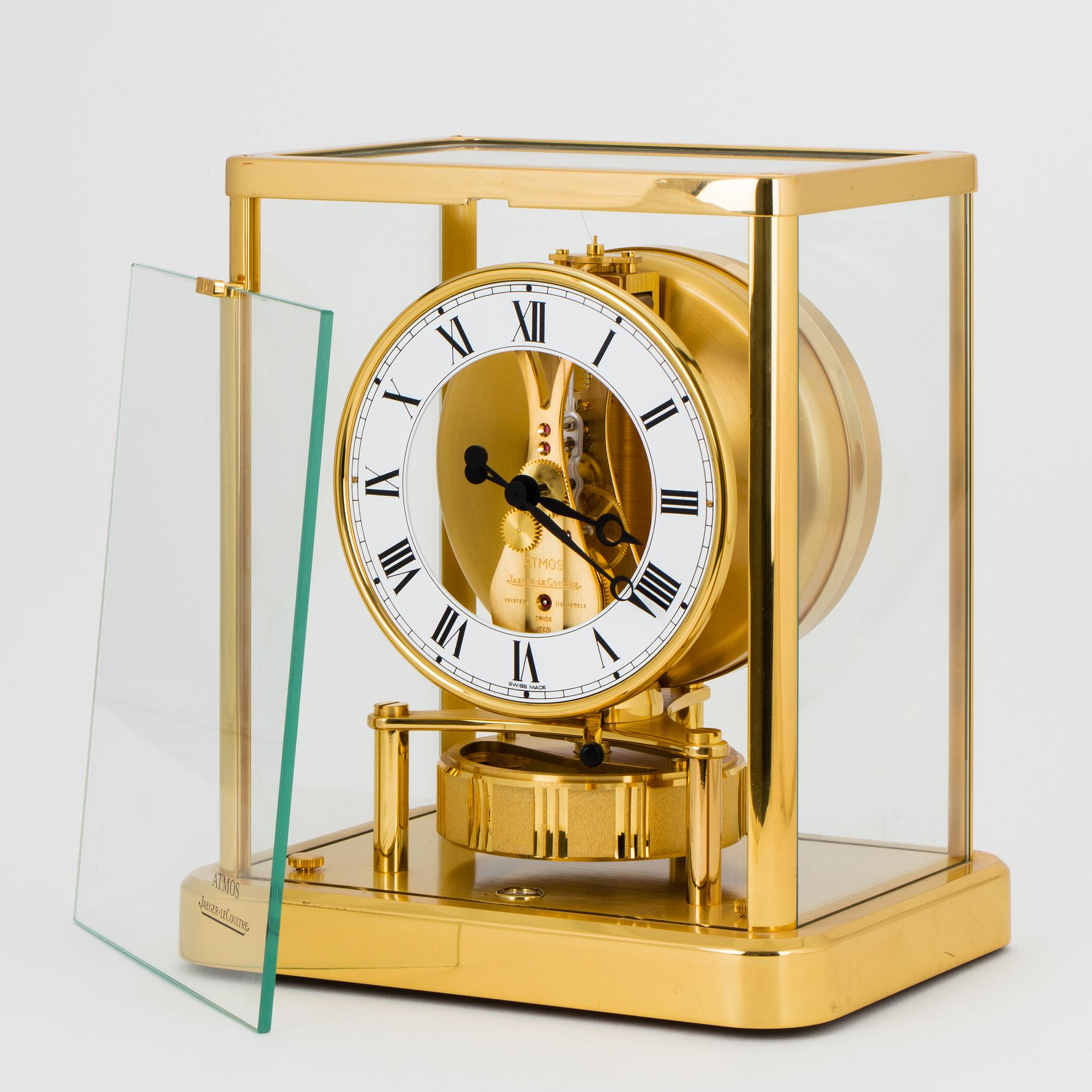 JAEGER-LeCOLUTRE. Atmos, table clock, ca 20 x 25 x 14 cm.
