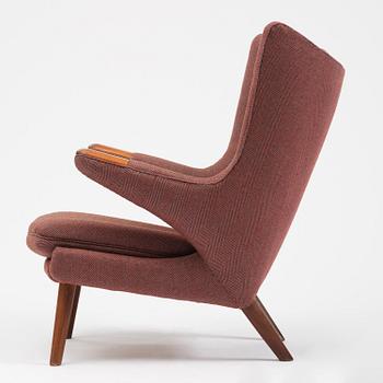 Hans J. Wegner, fåtölj, "Bamse", AP-stolen, Danmark, 1950-60-tal.