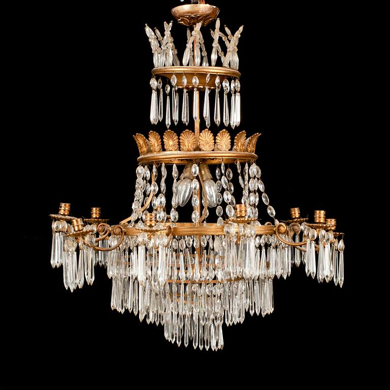 LJUSKRONA, omkr 1900. Höjd 85 cm.