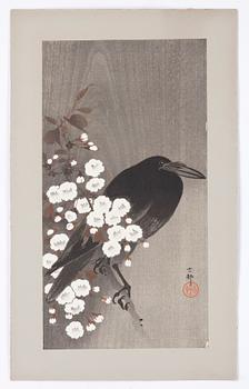 OHARA KOSON, träsnitt, 2 st.