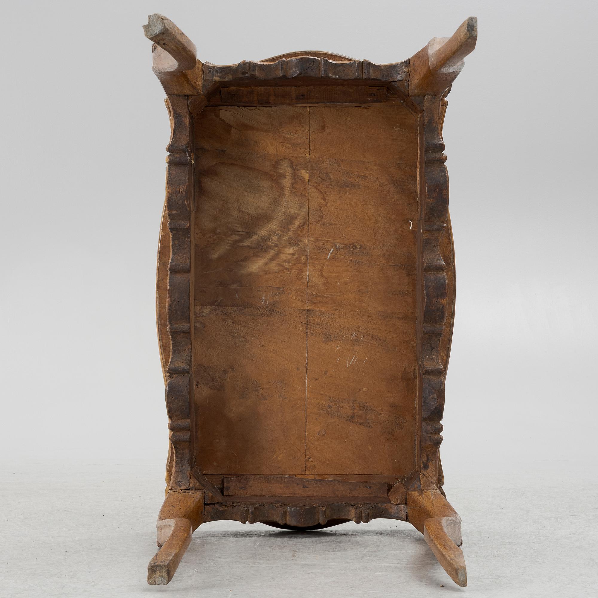 A Rococo table, second half of the 18th Century, Northern Europe.