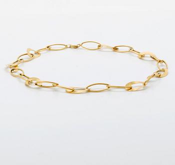 Collier, 18K guld, 15,9g, inköpt guldsmed Björn Nilsson Kristianstad.