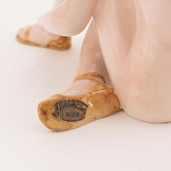 Adolf Prischl, a flintware figurine from Goldscheider, designed circa 1940.