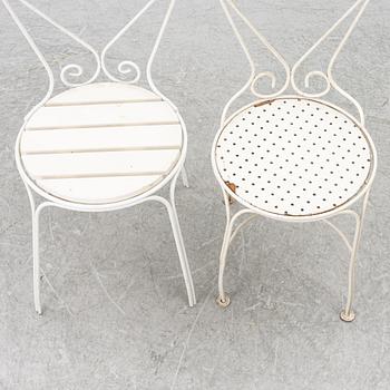 4 + 2 garden chairs, partly "Classic chair no 1" Byarums Bruk.