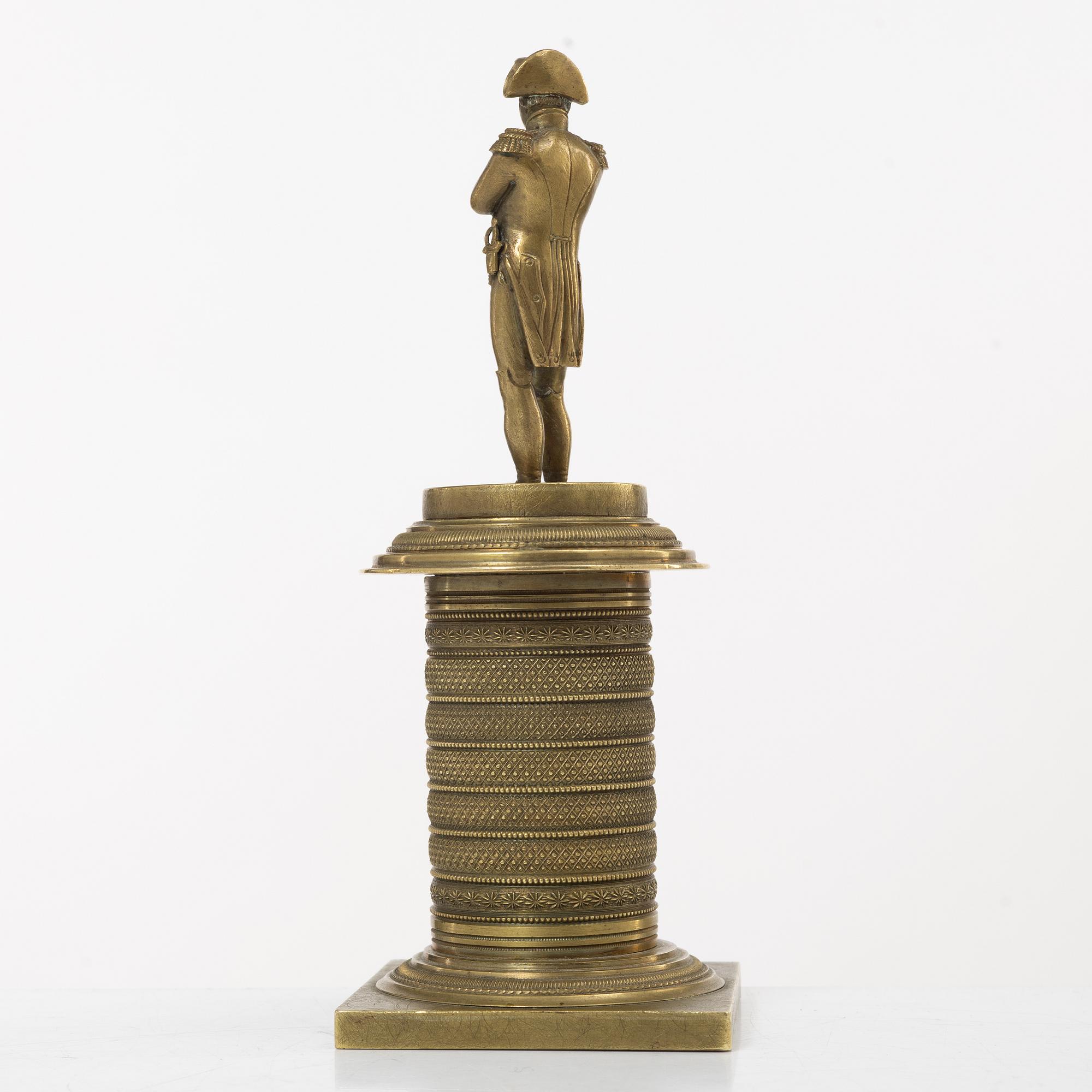 A figurine depicting Napoleon I, Empire, early 19th century.