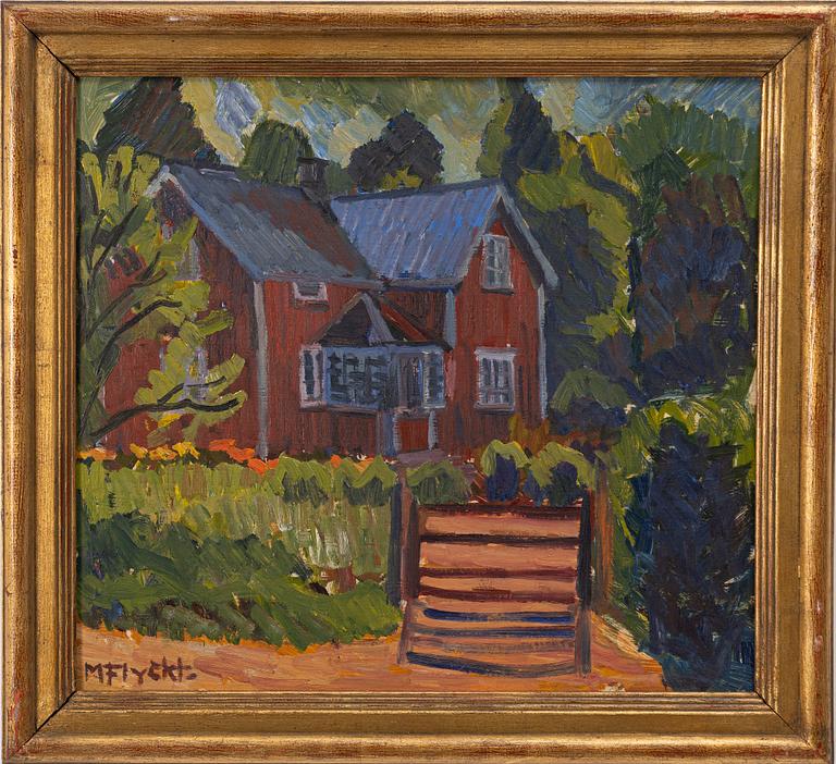 Manfred Flyckt, Röd stuga.