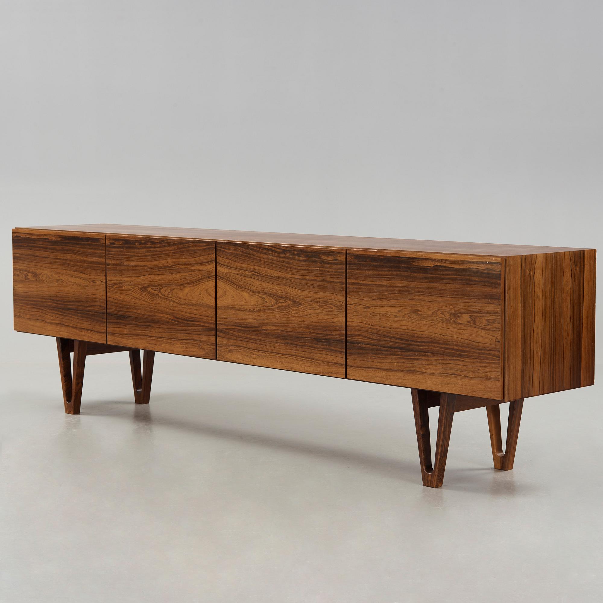 An Ib Kofod Larsen palisander sideboard, Seffle, Sweden 1960's.