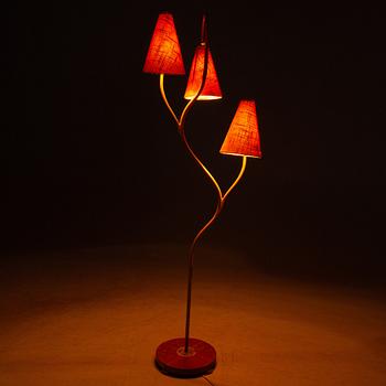 A floor lamp, Swedish Modern, 1940's.