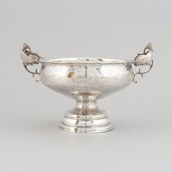 Lars Löfgren, brännvinsskål, silver, Hudiksvall (1797-1853).