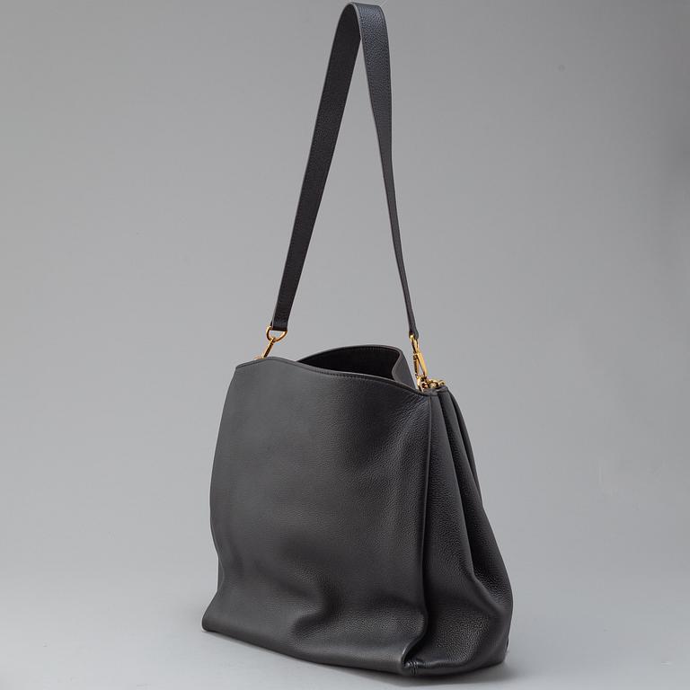 Black Parnassea Python Handle Babylon Tote Bag.
