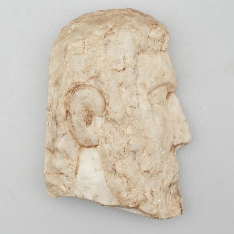 SKULPTUR, marmor, 1800-/1900-tal.