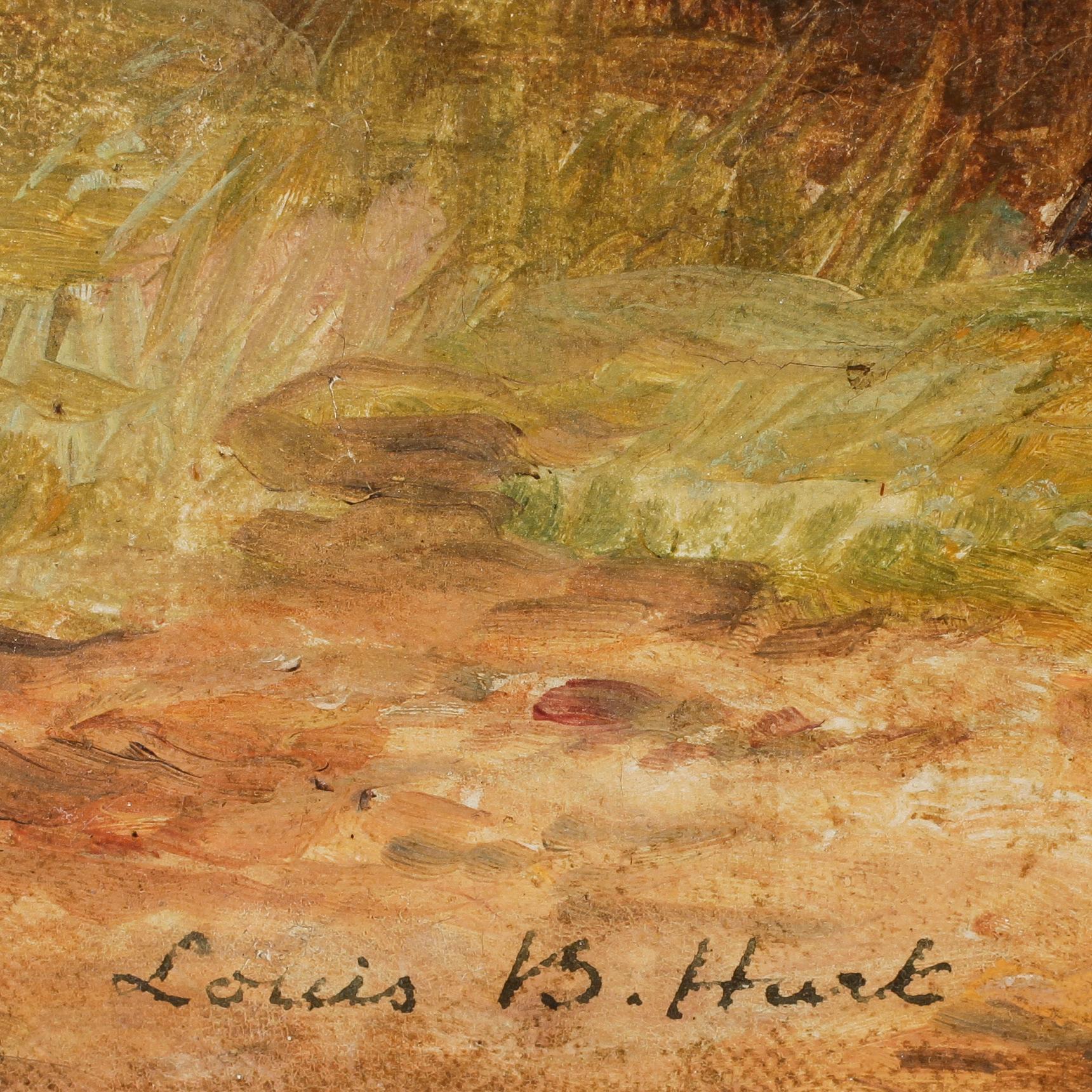 LOUIS BOSWORTH HURT, olja på duk, signerad.