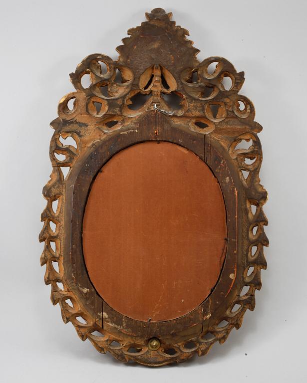 SPEGELLAMPETTER, ett par, barockstil, 1800-tal.