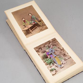 Two signed photographs of the Japanese crown prince and his wife and a photo album.