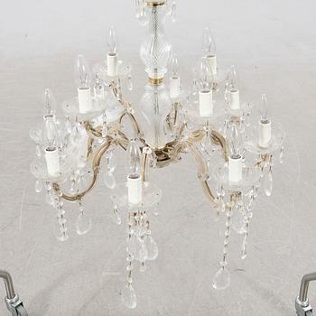 Ljuskrona, venetiansk stil, 1900-tal.