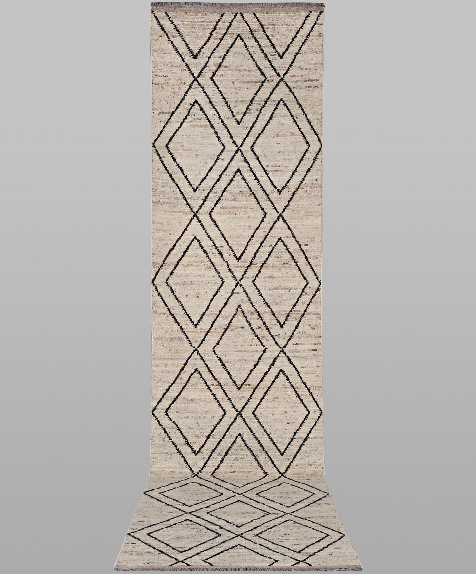 Gallerimatta, Marocko, Berber, ca 475 x 100 cm.