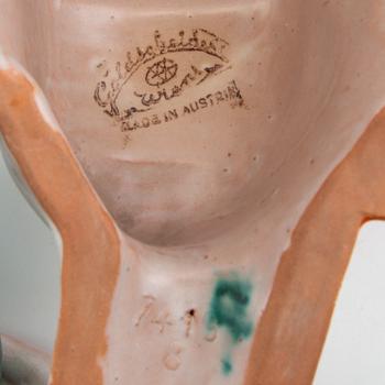 Wall mask, Goldscheider, Vienna 1930s, model no. 7419.