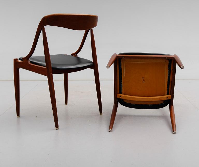 STOLAR, 1 par, design Johannes Andersen, Uldum Möbelfabrik, Danmark 1960-tal.