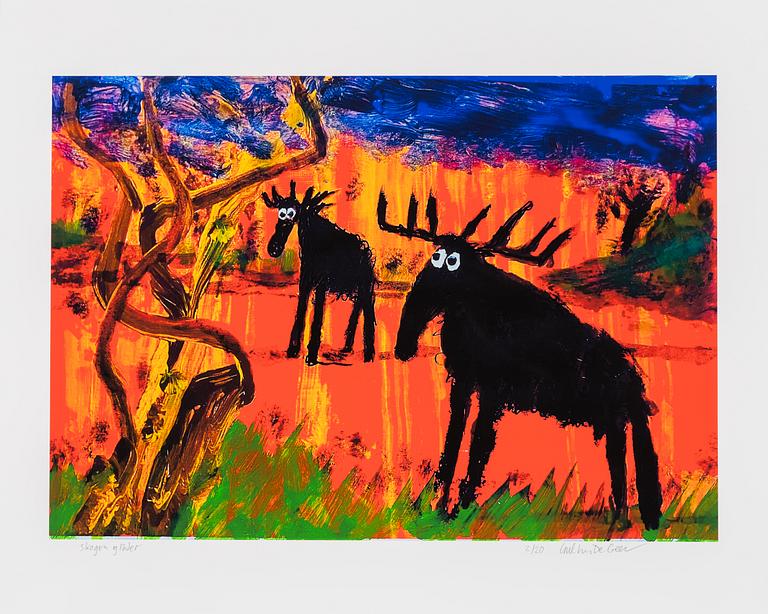 Carl Johan De Geer, "Skogen glöder".