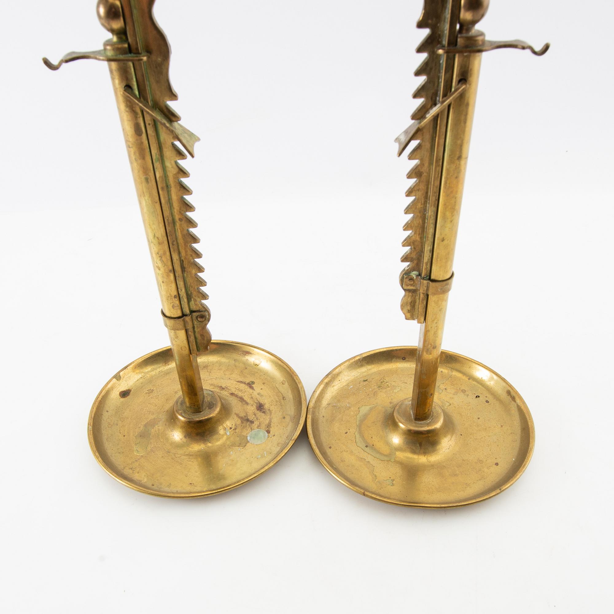 Candelabras, 2 pcs, first half of the 20th century.