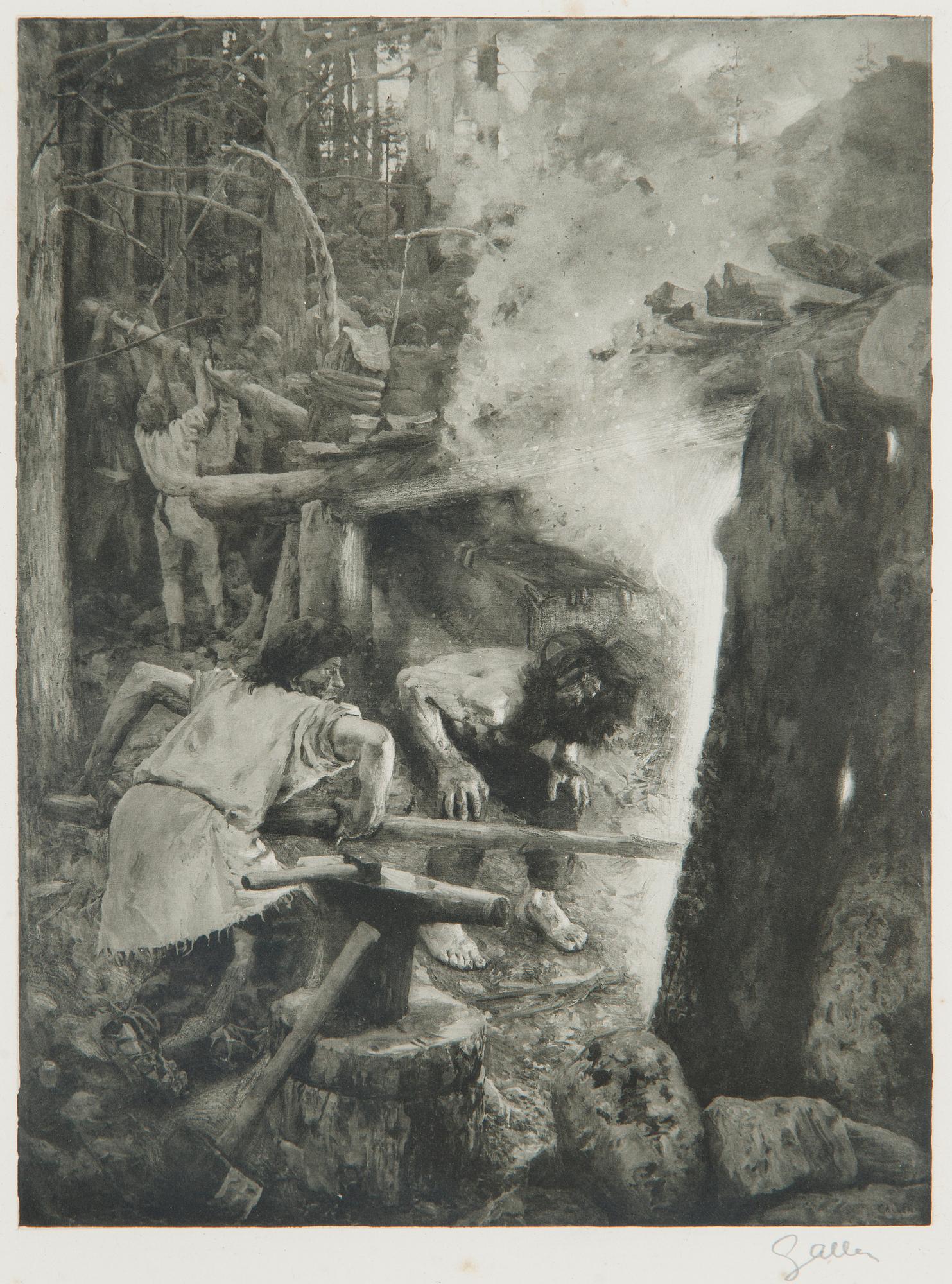 Akseli Gallen-Kallela, The Forging of the Sampo.