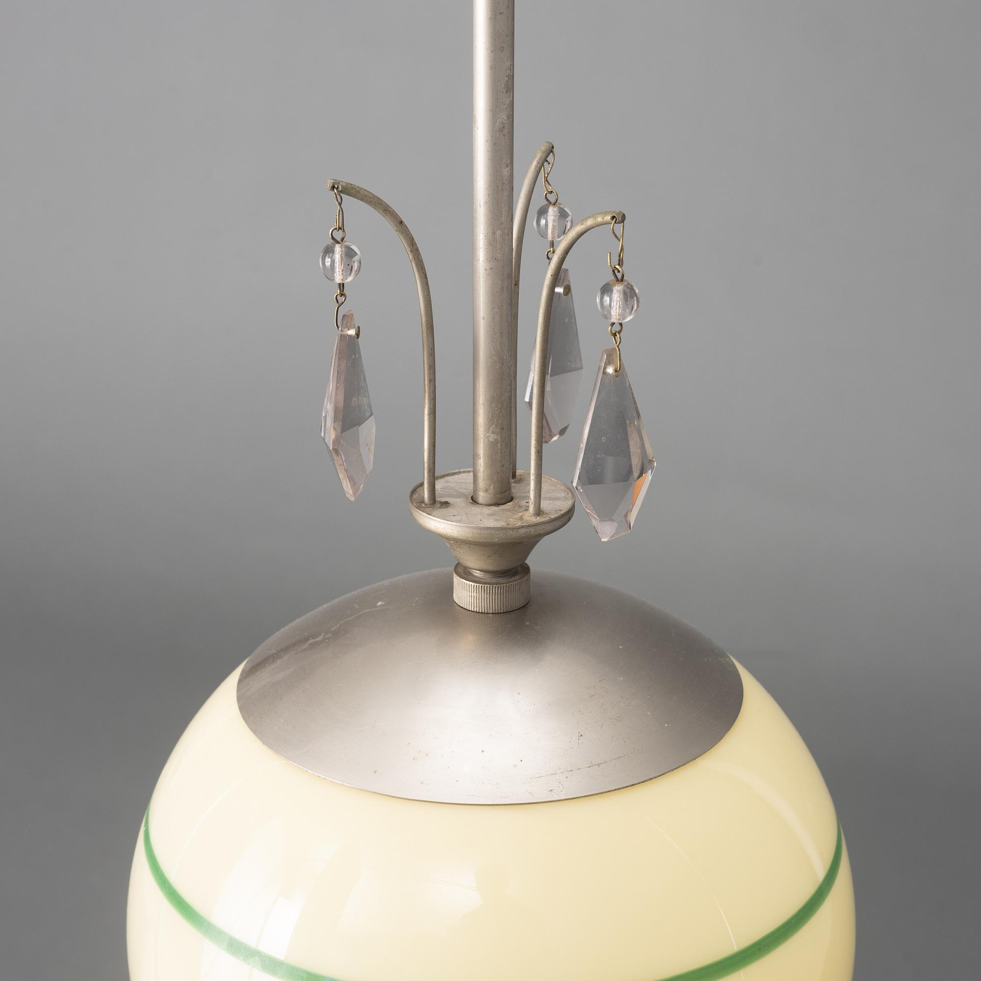 Cebe, a ceiling lamp, model '76814', Svalöv, 1930s.