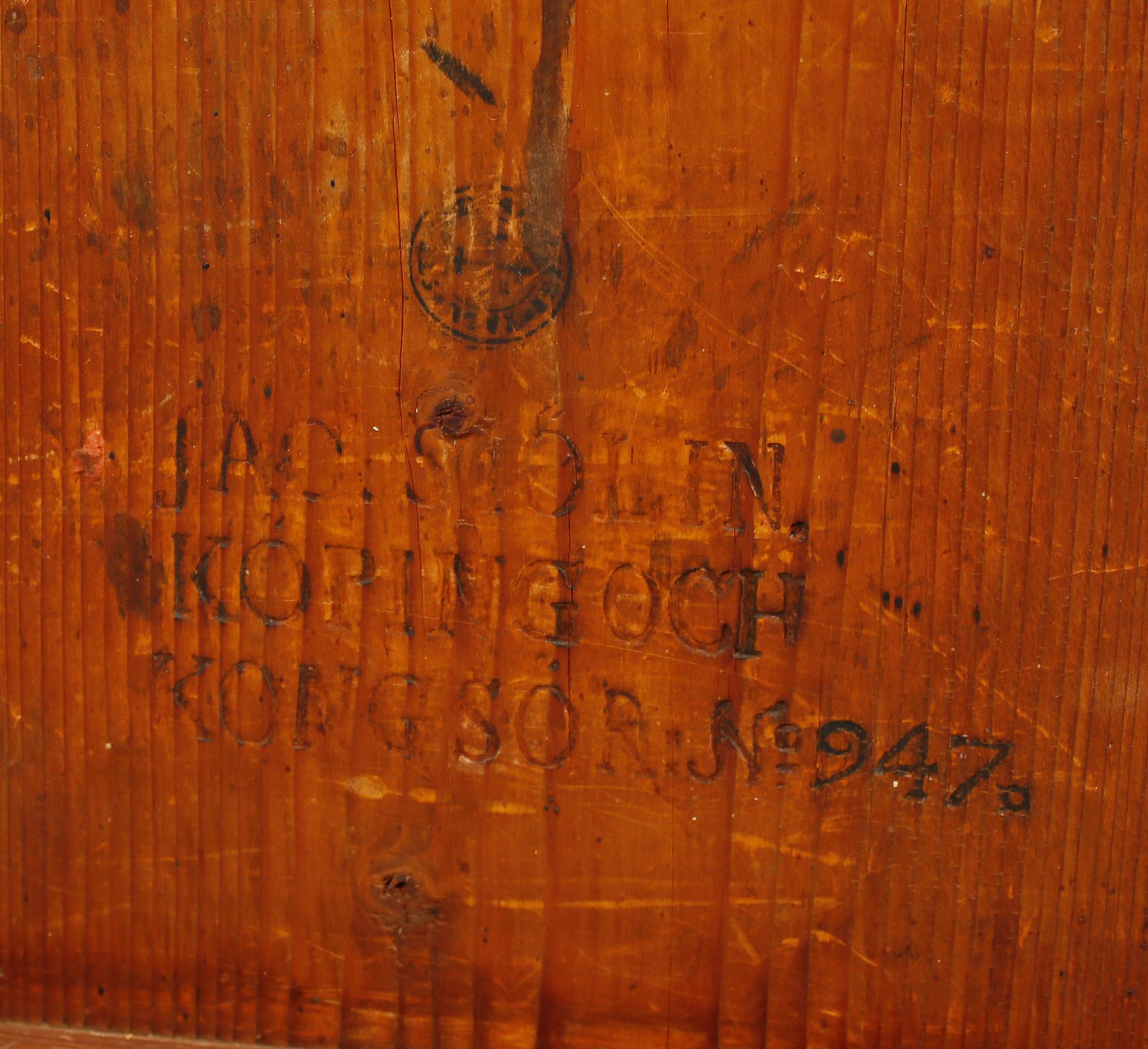 FÄLLBORD, Jacob Sjölin (mästare i Köping och Kungsör 1767-1785).