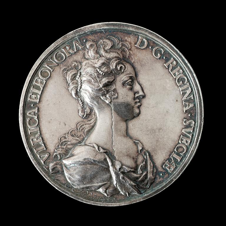 Drottningens kröning i Uppsala 1719.