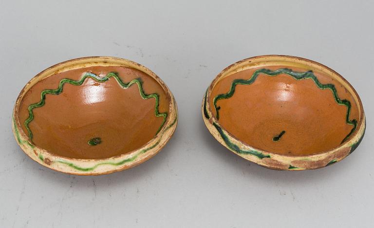 A group of six bowls, Sweden, 19th/20th Century.