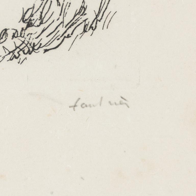 Jean Fautrier, Figure compositions, 2 pcs.