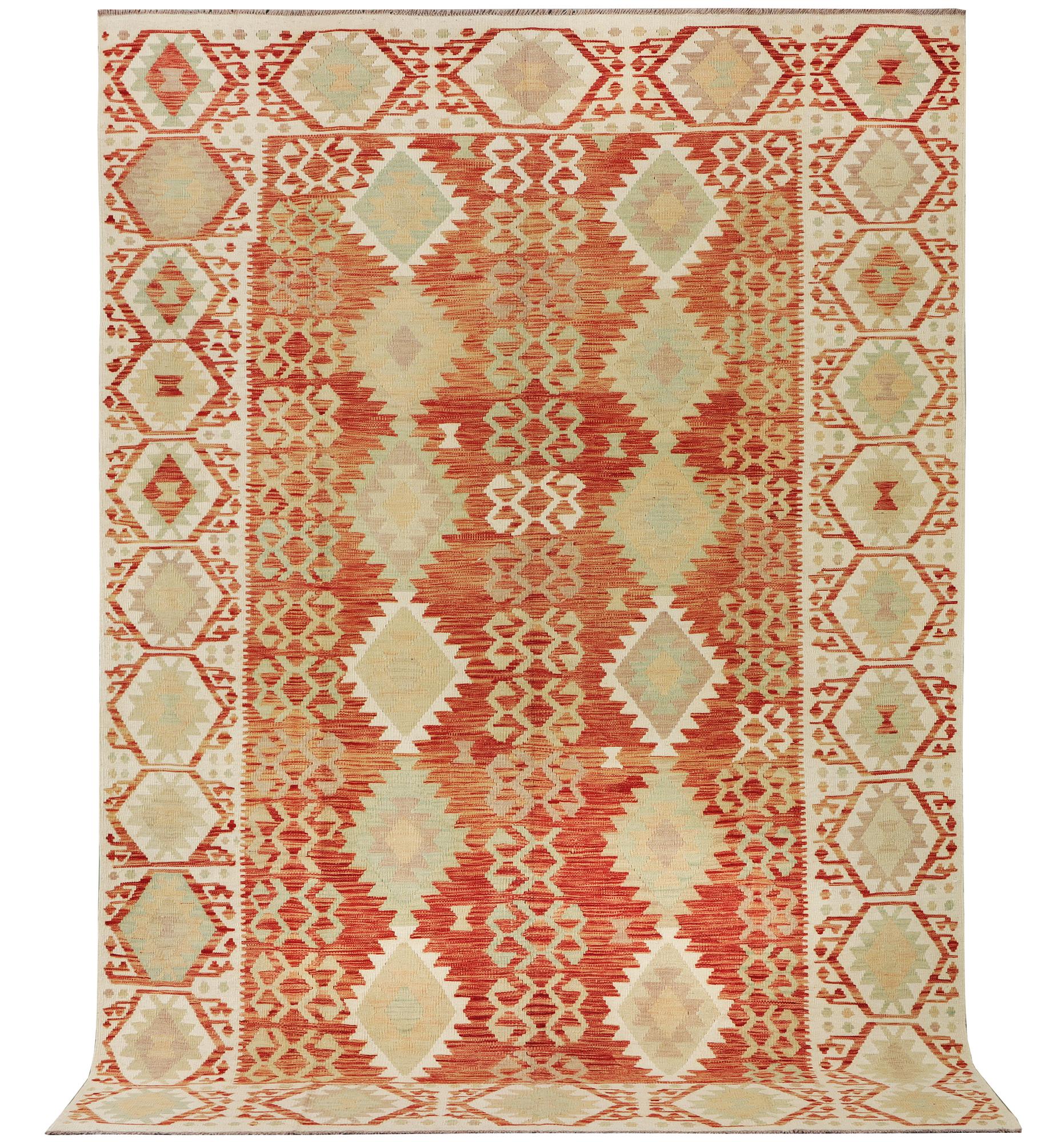 A Kilim carpet, c. 301 x 198 cm.