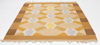 Ingegerd Silow, a flat weave rug, 200 x 138 cm.