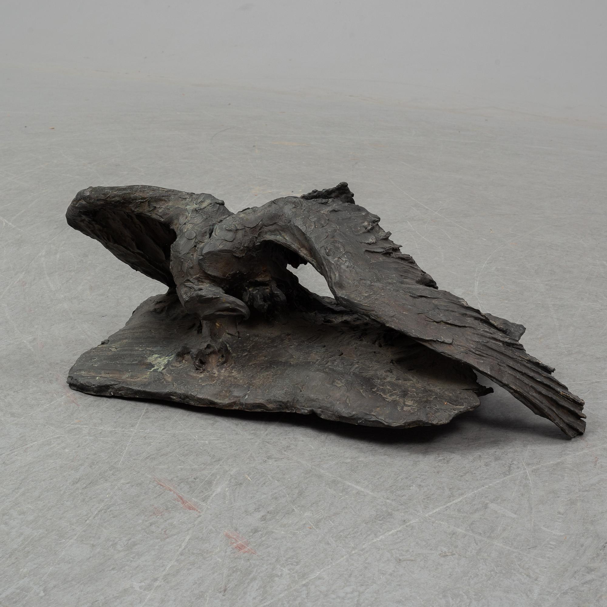 CARLO FONTANA, a signed and dated bronze sculpture, signed C. Fontana Roma 1913.