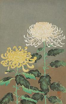 Bakufu Ohno (1888 - 1976), 'Chrysanthemums'.