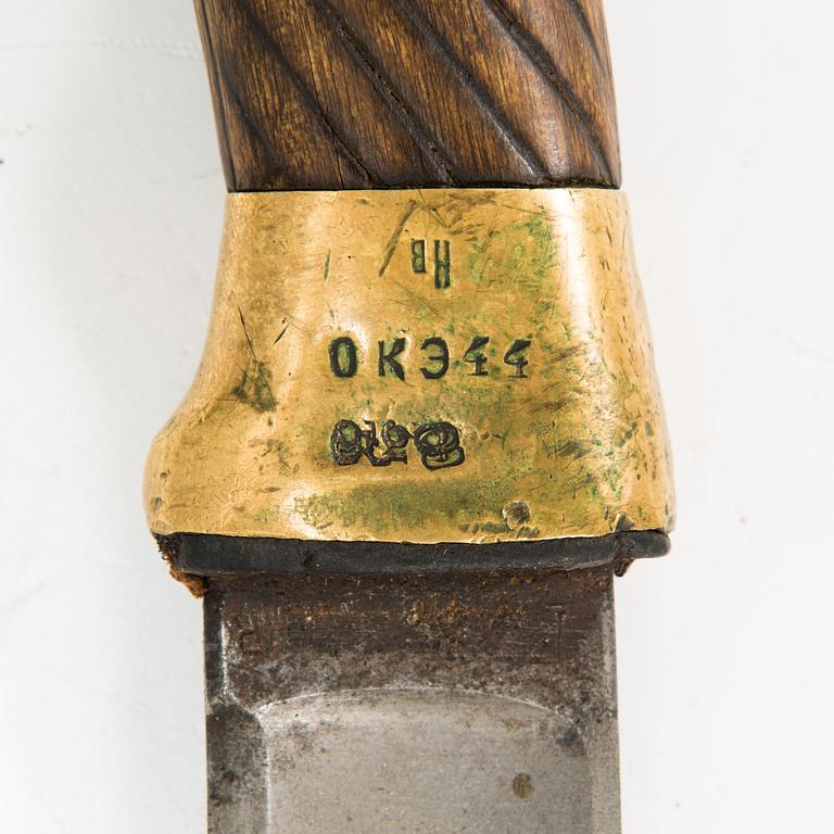 Shaska, model 1881 för kosacker, Ryssland, daterad 1930.