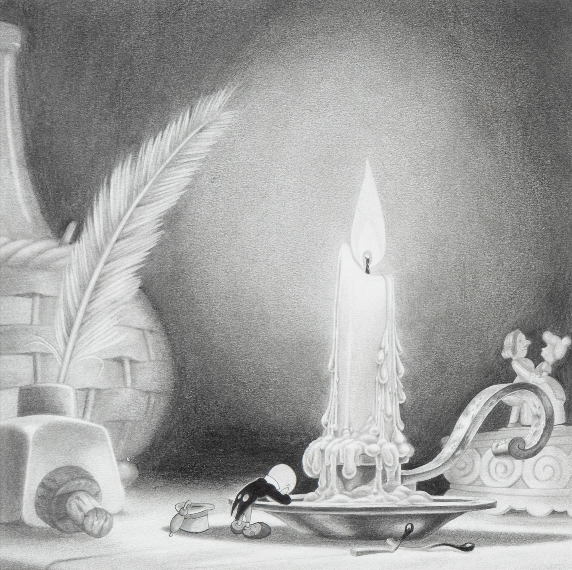 Tommy Sveningsson, drawing pencil signed verso.