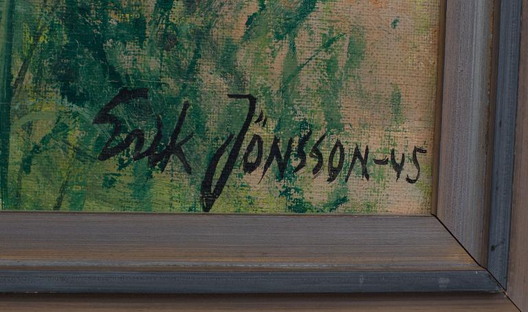 ERIK JÖNSSON, olja på duk signerad och daterad 45.