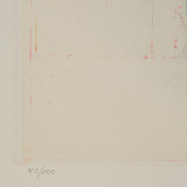 Krishna Reddy, Untitled from: "Hommage aux Prix Nobel" (The Nobel Prize Portfolio).