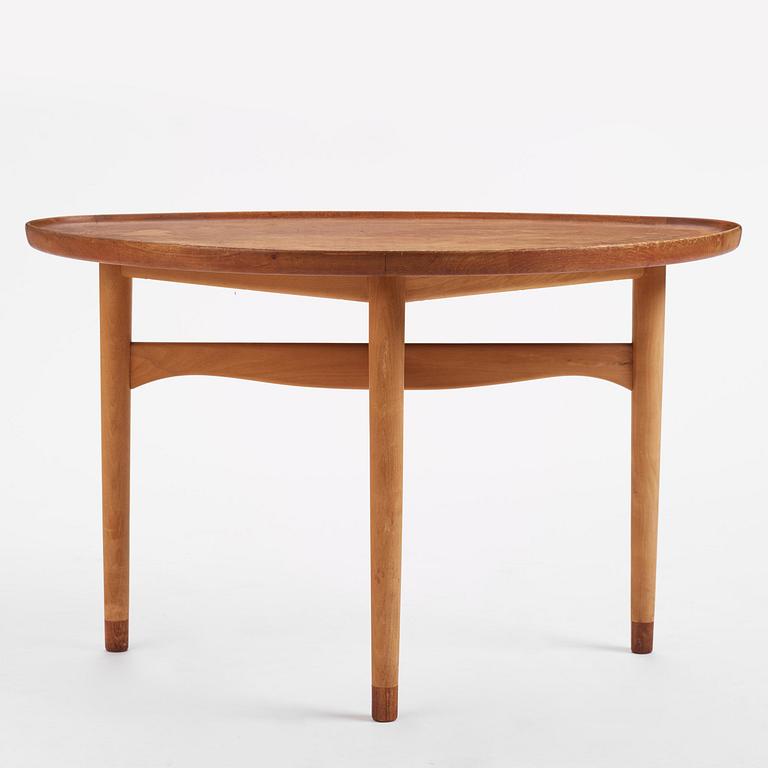 Finn Juhl, an "Eye" coffee table model "FJ 4850", cabinetmaker Carl Brørup, Denmark, 1940s-50s.