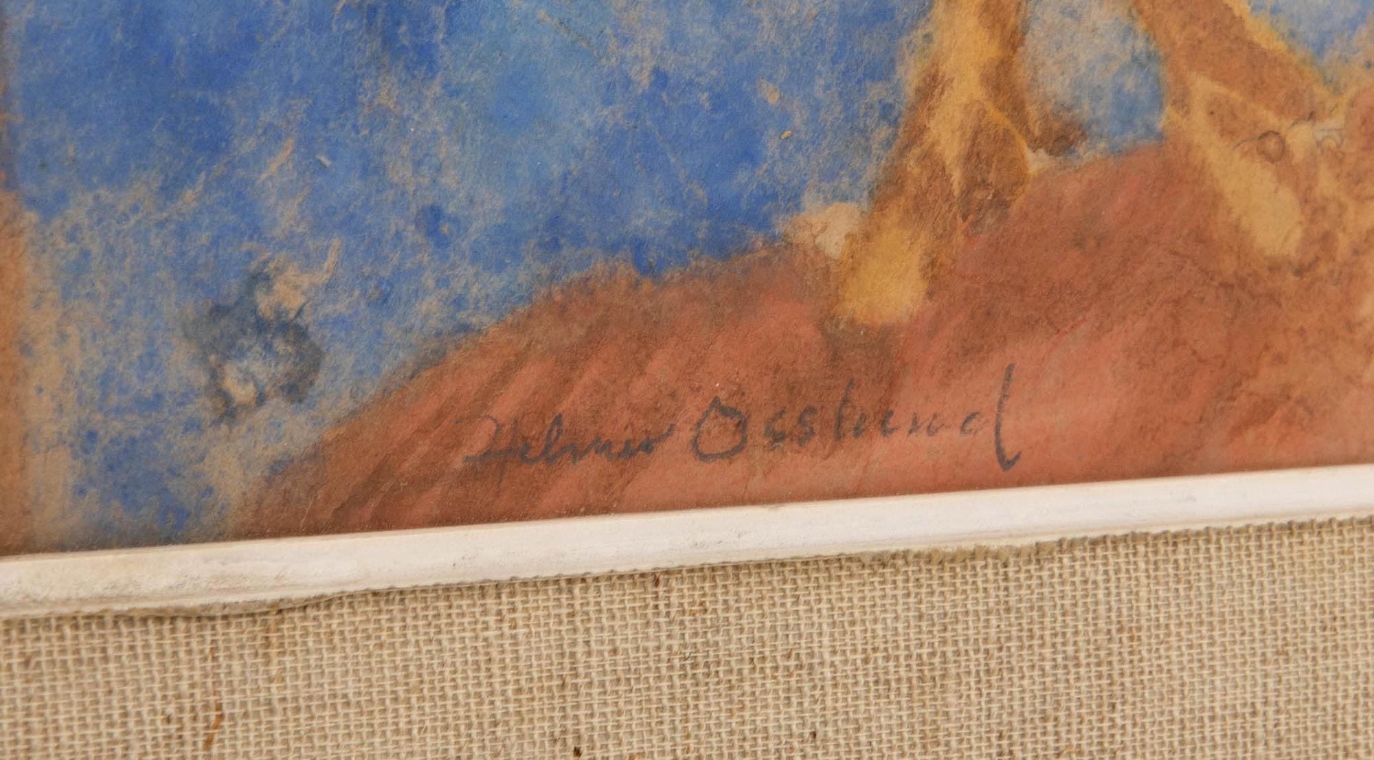 Helmer Osslund, Study of a reindeer.