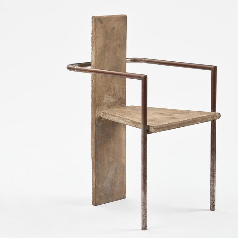 Jonas Bohlin, karmstol, "Concrete", provex, Källemo, Värnamo, efter 1981.