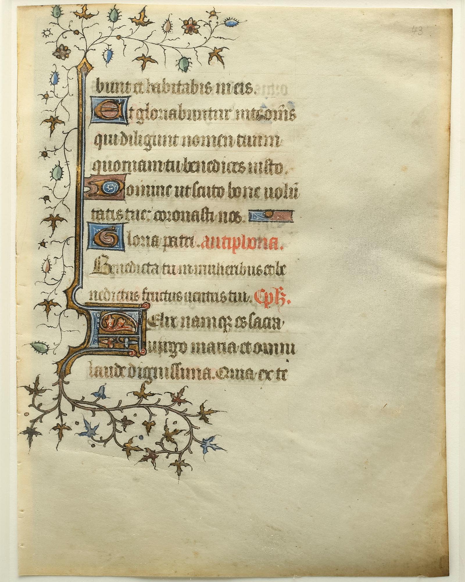 PERGAMENT, troligen flamsk, 1500-tal.