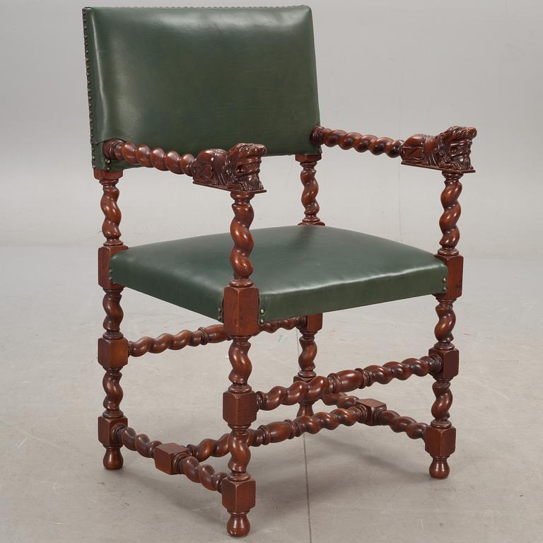 KARMSTOL, barockstil, 1900-tal.