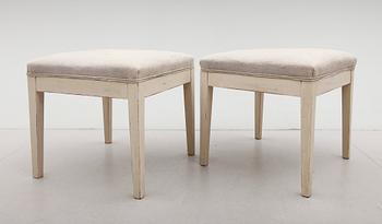 TABURETTER, 1 par, 1800-talets andra hälft.