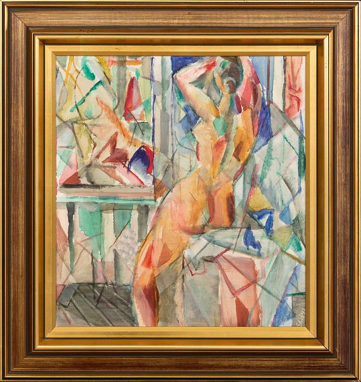 Jules Schyl, a signed oil on canvas.