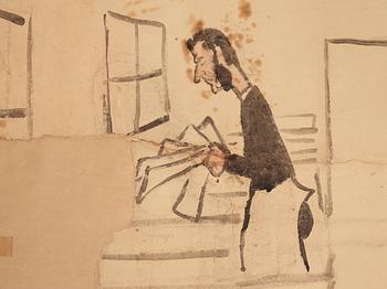 Carl Larsson, "Ofrivillig skilsmässa".