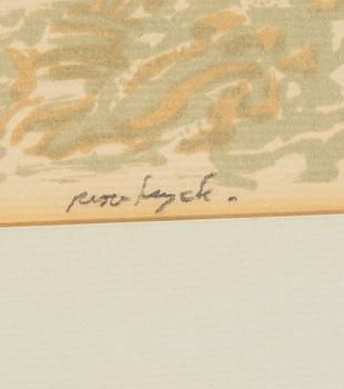 3 lithographs in colors, signed and one numbered.