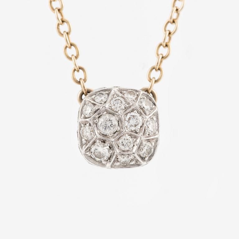 Pomellato, necklace, "Nudo", 18K gold with brilliant-cut diamonds.