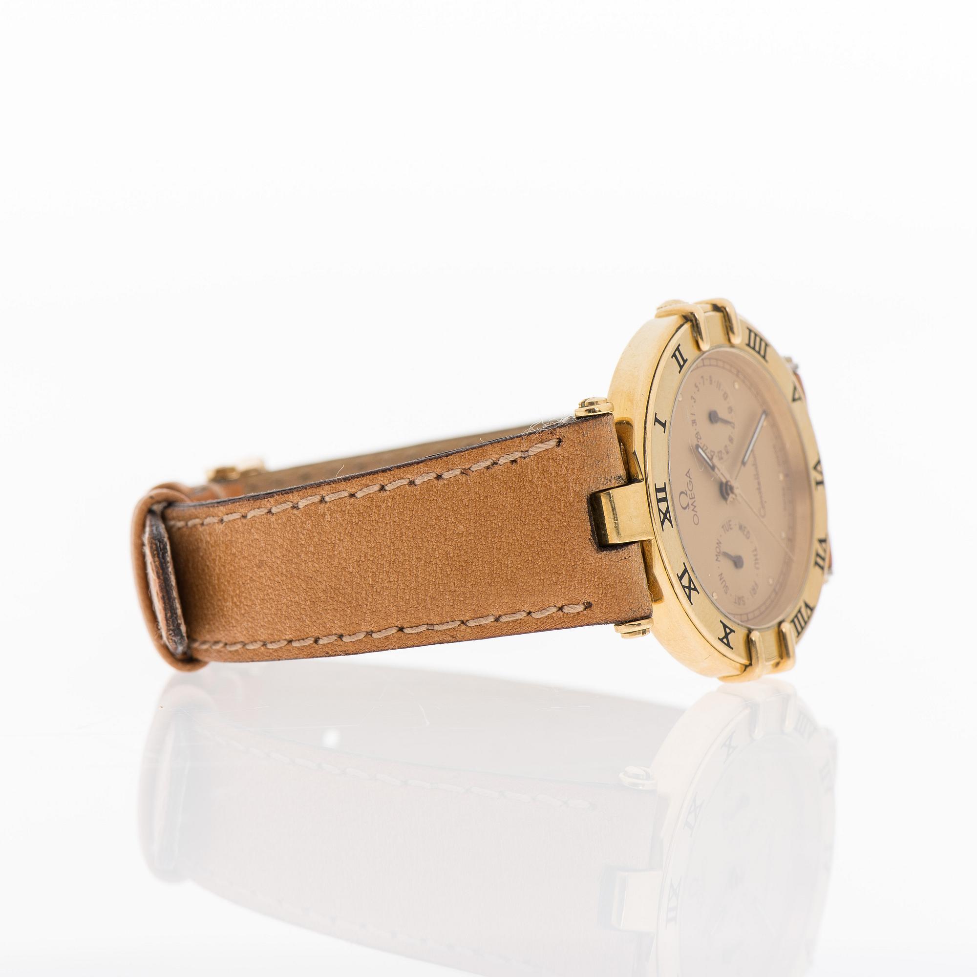 ARMBAND, herr, Omega Constellation, 18K guld.