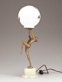 BORDSLAMPA, Art deco, 1900-talets första hälft.